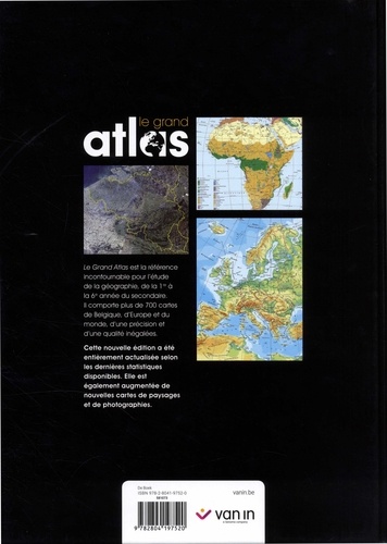 Le grand atlas. De la 1re à la 6e secondaire 15e édition