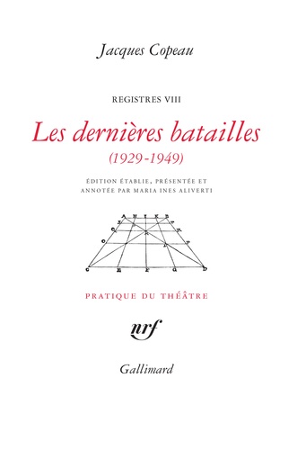 Registres VIII, Les dernières batailles (1929-1949)