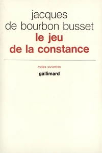 Le jeu de la constance