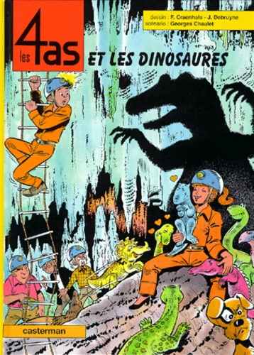 Jacques Debruyne et François Craenhals - Les 4 as  : Les dinosaures.