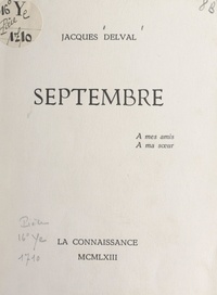 Jacques Delval et René-Louis Doyon - Septembre.