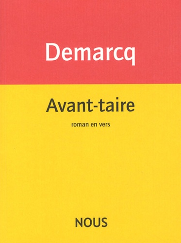 Jacques Demarcq - Avant-taire.