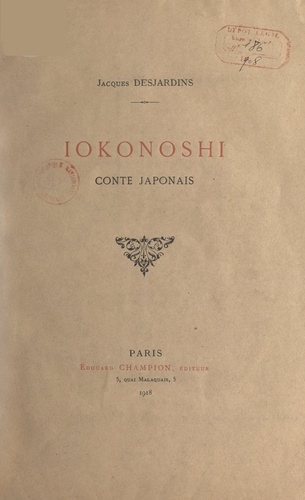 Iokonoshi. Conte japonais