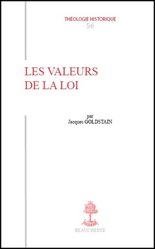 Jacques Goldstain - Les valeurs de la loi.