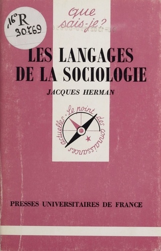 Les langages de la sociologie 3e édition