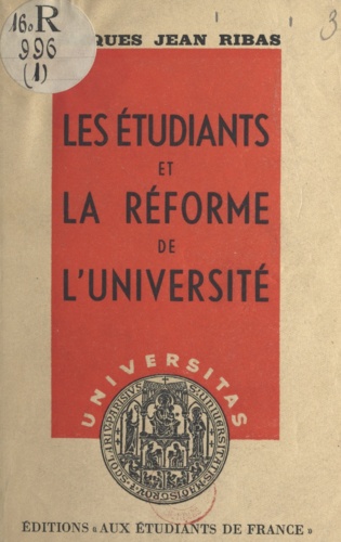 Les étudiants et la réforme de l'Université