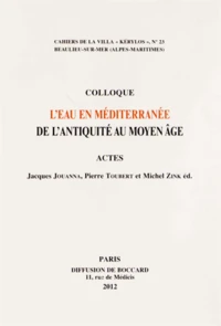 L'eau en Méditerranée de l'Antiquité au Moyen Age