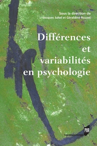 Différences et variabilités en psychologie