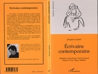 Jacques Layani - Ecrivains contemporains - Madeleine Bourdouxhe, Paul Guimard, Maurice Pons, Roger Vailland.