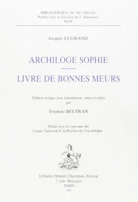 Archiloge Sophie