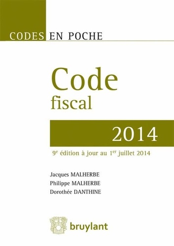 Jacques Malherbe et Philippe Malherbe - Code fiscal 2014.