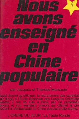 Nous avons enseigné en Chine populaire