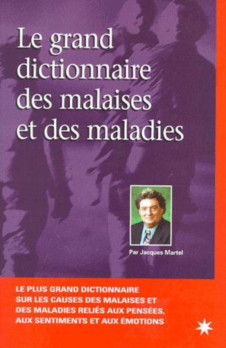 Jacques Martel - Le grand dictionnaire des malaises et des maladies.