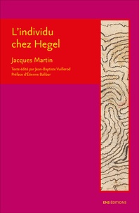 Livre gratuit à lire en ligne sans téléchargement L'individu chez Hegel