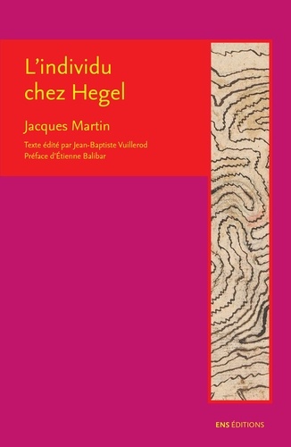 L'individu chez Hegel