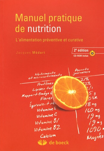 Jacques Médart - Manuel pratique de nutrition - L'alimentation préventive et curative. 1 Cédérom