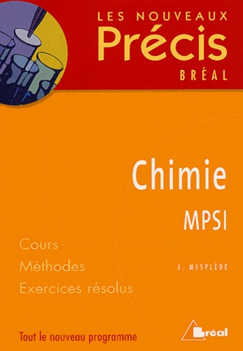 Jacques Mesplède - Chimie MPSI.