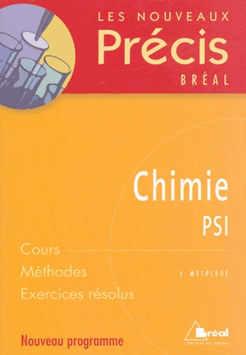 Jacques Mesplède - Chimie - PSI.