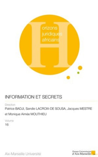 Information et secrets. Regards croisés d'Afrique et de France