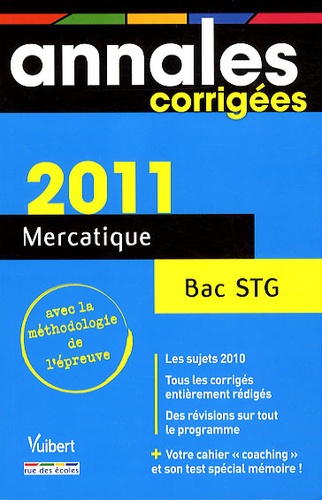 Mercatique Bac STG  Edition 2011