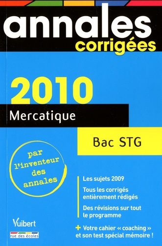 Mrcatique Bac STG  Edition 2010