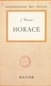 Jacques Perret et Paul Hazard - Horace.