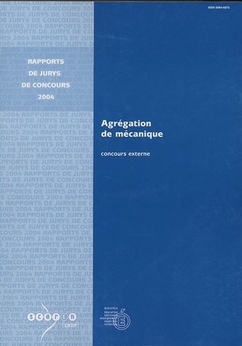Agrégation Mécanique - Concours externe de Jacques Perrin - Livre - Decitre