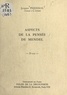 Jacques Piquemal et Bernard Grisard - Aspects de la pensée de Mendel - Conférence donnée au Palais de la découverte, le 6 mars 1965.