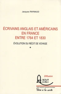 Ecrivains anglais et américains entre 1754 et 1830
