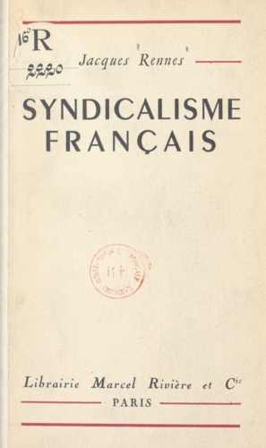 Syndicalisme français