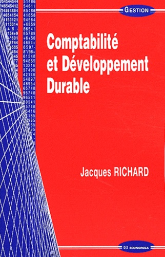 Jacques Richard - Comptabilité et développement durable.