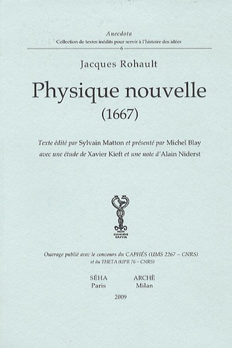 Jacques Rohault - Physique nouvelle (1667).