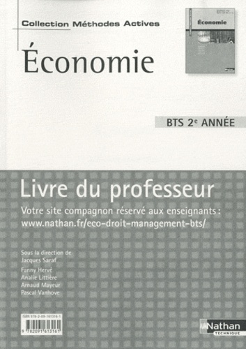 Jacques Saraf - Economie BTS 2e année - Livre du professeur.