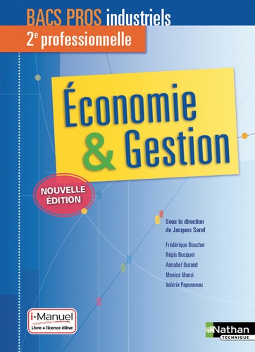 Economie Gestion 2de Professionnelle Bac Pros De Jacques Saraf Grand Format Livre Decitre