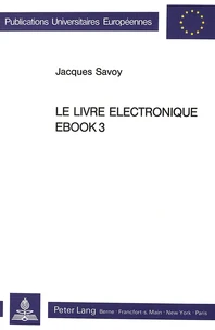 Le livre éléctronique EBOOK3