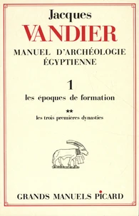 Manuel d'archéologie égyptienne
