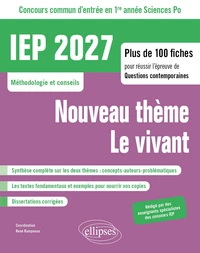 Concours commun IEP 2027. Plus de 100 fiches pour réussir l'épreuve de questions contemporaines