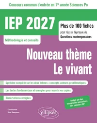 Concours commun IEP 2027. Plus de 100 fiches pour réussir l'épreuve de questions contemporaines
