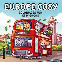 Cosy Europe - Coloriages funs et mignons