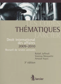Droit international des affaires 2009-2010