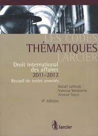 Droit international des affaires 2011-2012