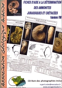Fiches d'aide à la détermination des ammonites jurassiques et crétacées