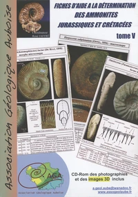 Fiches d'aide à la détermination des ammonites jurassiques et crétacées