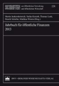 Jahrbuch für öffentliche Finanzen 2013.