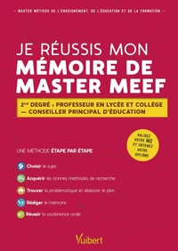 Je réussis mon mémoire de Master MEEF