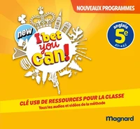 New I Bet You Can 5e (2026) - Clé USB de ressources classe