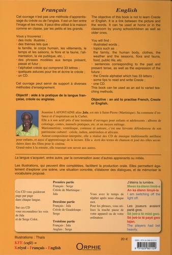 Dico KFE. Dictionnaire français-créole-anglais en images  avec 3 CD audio