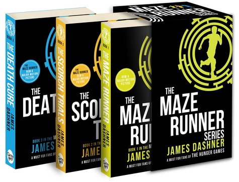 James Dashner - The Maze Runner Series - 3 volumes : Book 1, The Maze Runner ; Book 2, The Scorch Trials ; Book 3, The Death Cure.