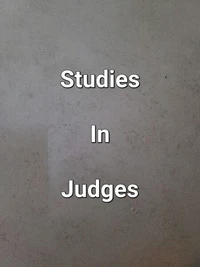 Studies In Judges