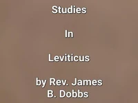 Studies In Leviticus